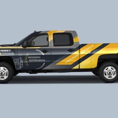 Graphic Design for a car wrap.