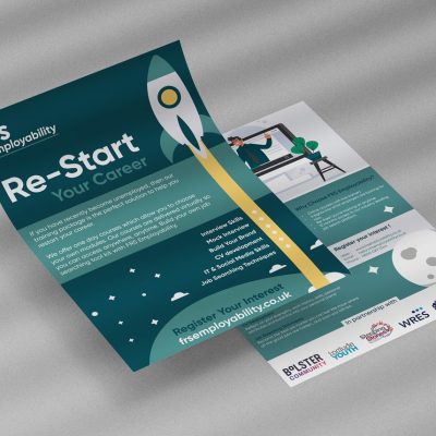 Flyer design for start-up business